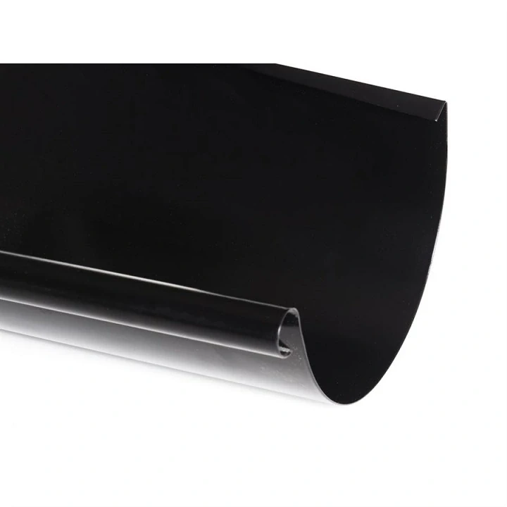 Okapový žlab r.š.333mm pozinkovaný Lakovaný RAL 9005 černá dl.3m