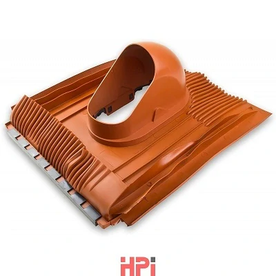 Průchodka univerzální Venduct – průměr 125 mm - hnědá 