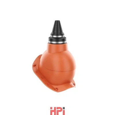 Anténní prostup SET - vysoký profil - pro plechové tvarované krytiny cihlově červená