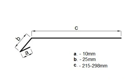 Okapnice klasik r.š.125mm Aluzinek dl.2m