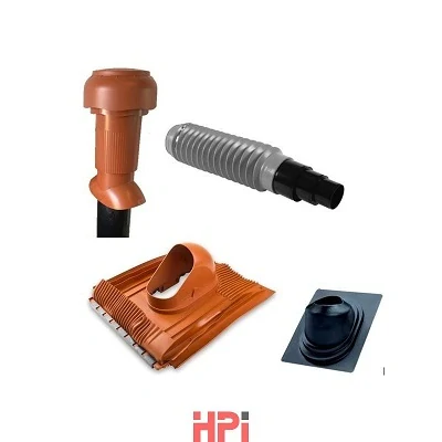 Průchodka univerzální Venduct – průměr 125 mm - hnědá 