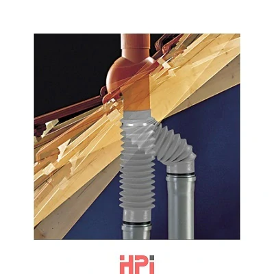 Napojení větracího komínu (flex-hadice) – 150 mm
