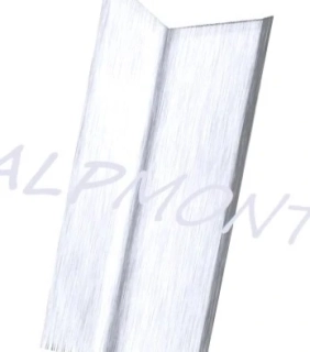 Rohová lišta s přihnutím ke zdi Titanzinek TiZn dl.2m