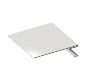 Okapnice zakládací pozinkovaná FeZn dl.2m