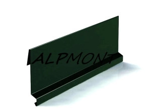 Závětrná lišta závěsná pozinkovaná FeZn Lakovaná s folií dl.2m