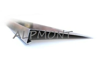 Okapnice klasik Al hliníkový plech přírodní, dl.2m