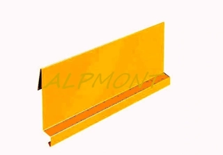 Závětrná lišta závěsná Měď Cu dl.2m