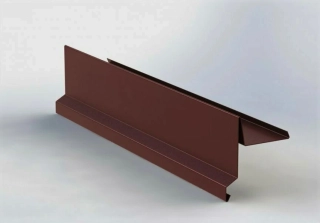 Závětrná lišta klasik s okapnicí Al Hliník lakovaný RAL dl.2m