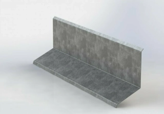 Lemování zdí horní AluZinek dl.2m