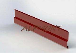Krycí lišta Al Hliníkový plech lakovaný RAL dl.2m