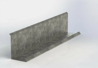 Lemování zdí klasik AluZinek 2m