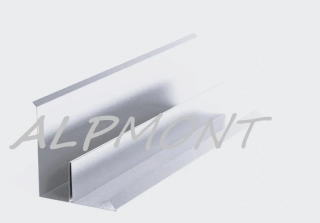 Lemování zdí klasik boční s vodní drážkou TitanZinek dl.2m