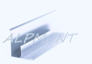 Lemování zdí Hliník Al přírodní dl.2m