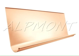 Okapový žlab nástřešní r.š.670mm měděný Cu 2-6m