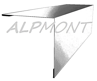  Rohová lišta s koncovým vyztužením Aluzinek dl.2m