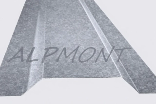 Krycí lišta přítlačná koso zvýšená pozinkovaná dl.2m