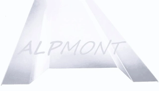 Krycí lišta přítlačná koso zvýšená Hliník Al přírodní dl.2m