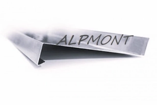 Parapet venkovní Titanzinek TiZn dl.2m